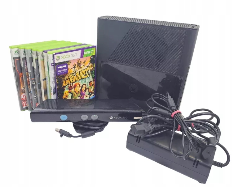 KONSOLA XBOX 360 E 1538 250GB /KINECT, GRY