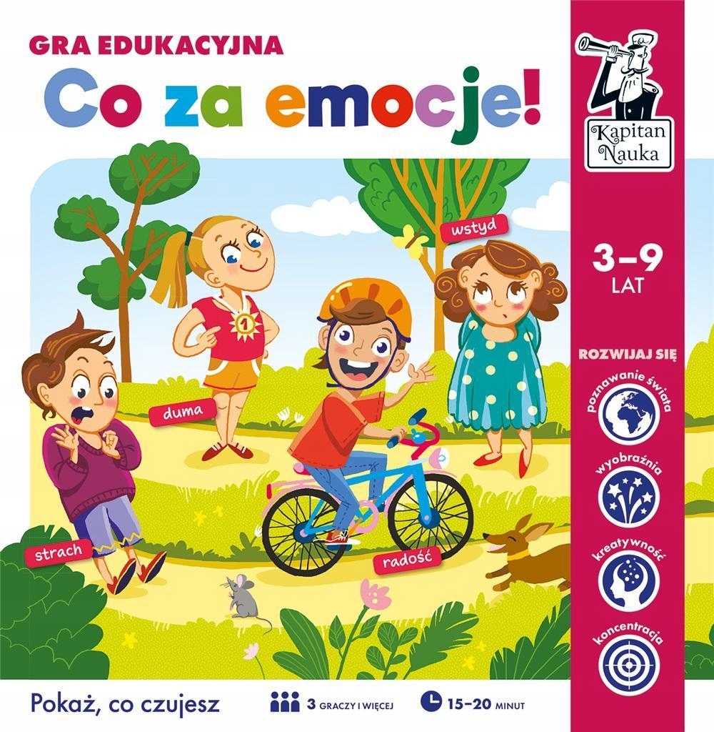 CO ZA EMOCJE! GRA EDUKACYJNA. KAPITAN NAUKA