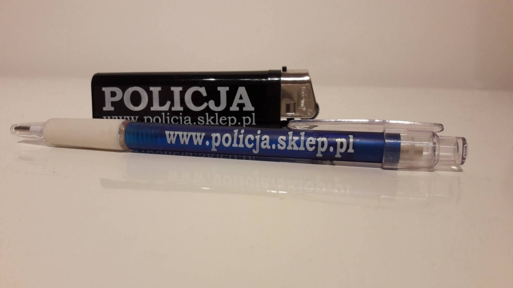 POLICJA Zapalniczka z napisem POLICJA