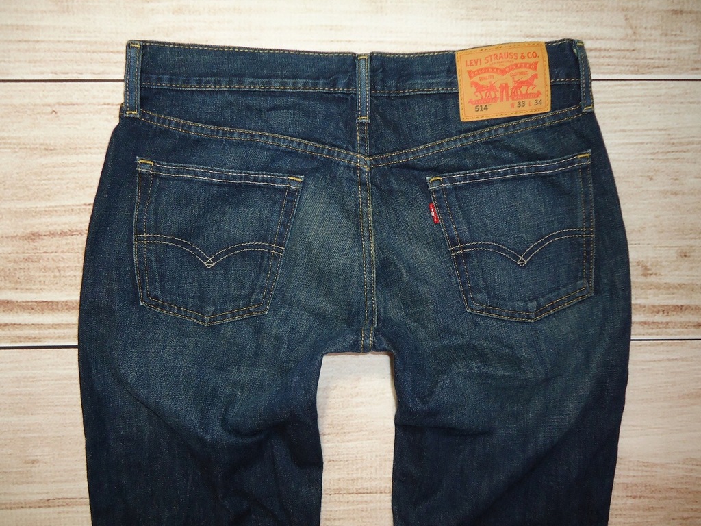 LEVIS 514 LEVI'S spodnie W33 L34 33/34 Straight