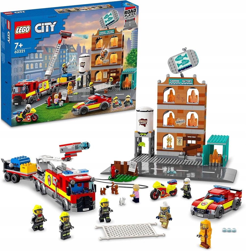 LEGO CITY 60321 STRAŻ POŻARNA