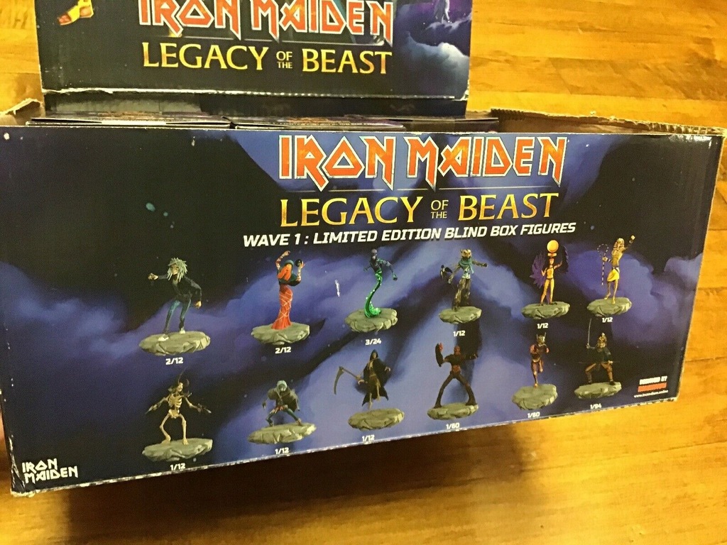 Iron Maiden eddie Legacy & beast box RARE