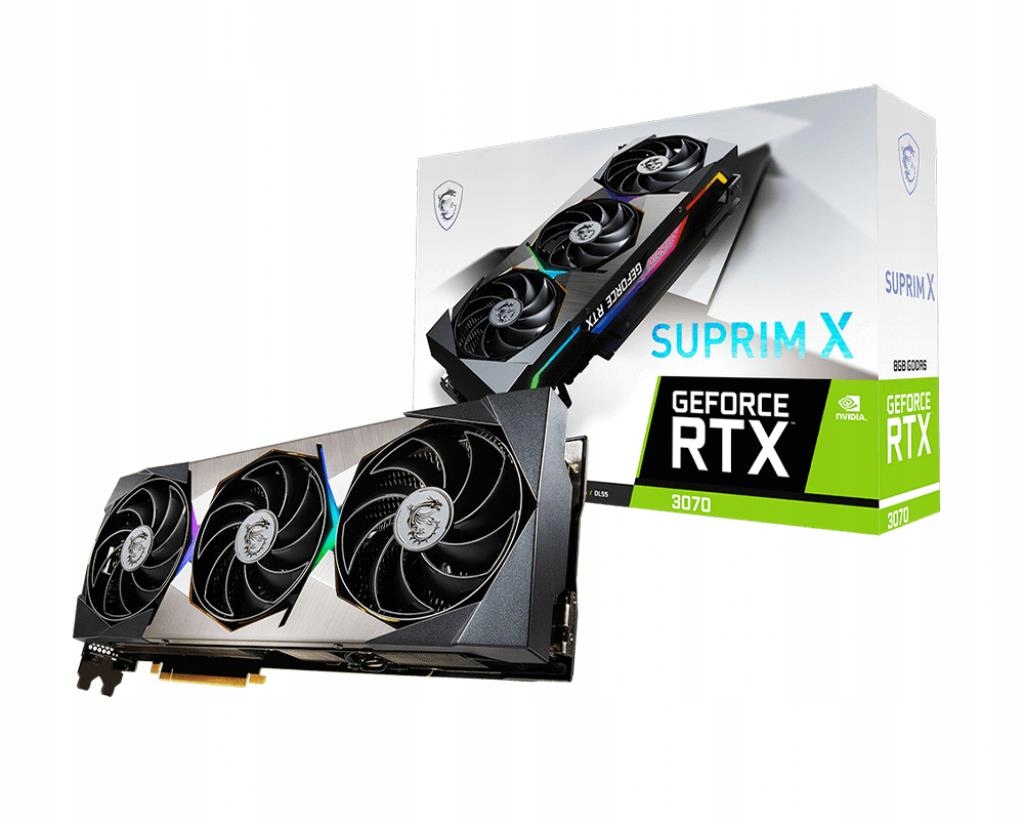 MSI GeForce RTX 3070 SUPRIM X 8G HURT Najszybsza