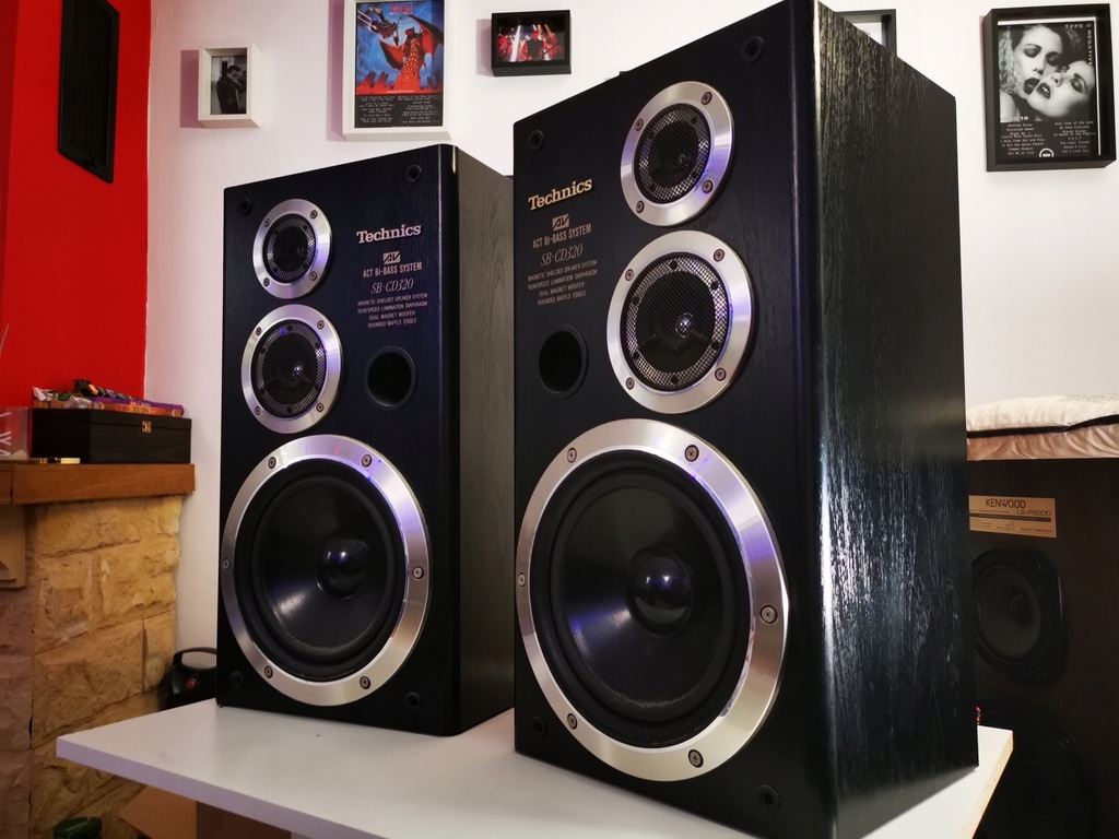 Kolumny Technics SB-CD320, monitory, stereo