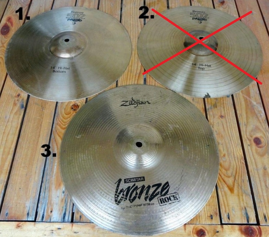 Talerz perkusyjny Zildjian Paiste Bronz 14 talerze