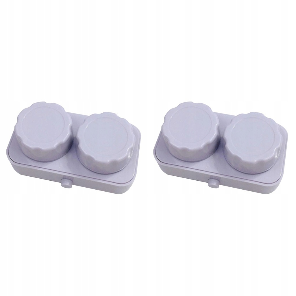 Glasses Case Lens Cleaning Container 2 Pc