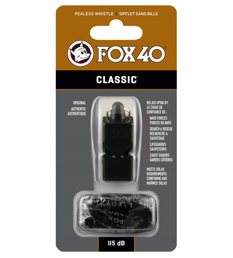 Купить WHISTLE FOX 40 CLASSIC BLACK ORIGINAL PRO 115дБ: отзывы, фото, характеристики в интерне-магазине Aredi.ru