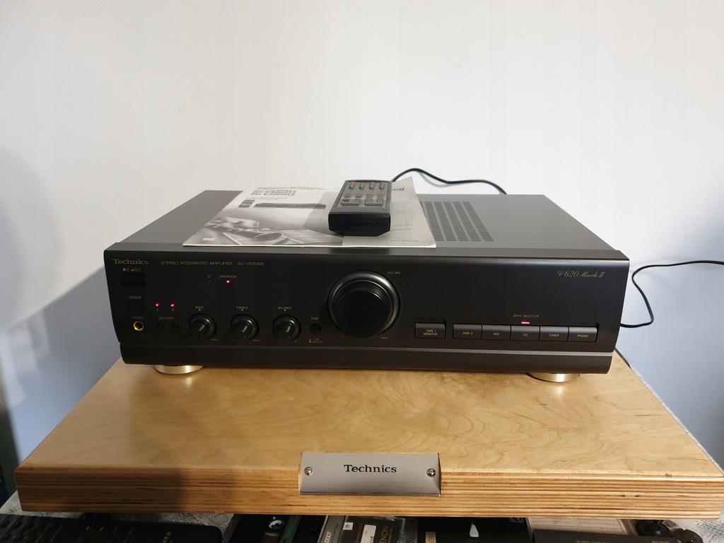 Wzmacniacz Technics SU-V620M2 Jak nowy+pilot+instr