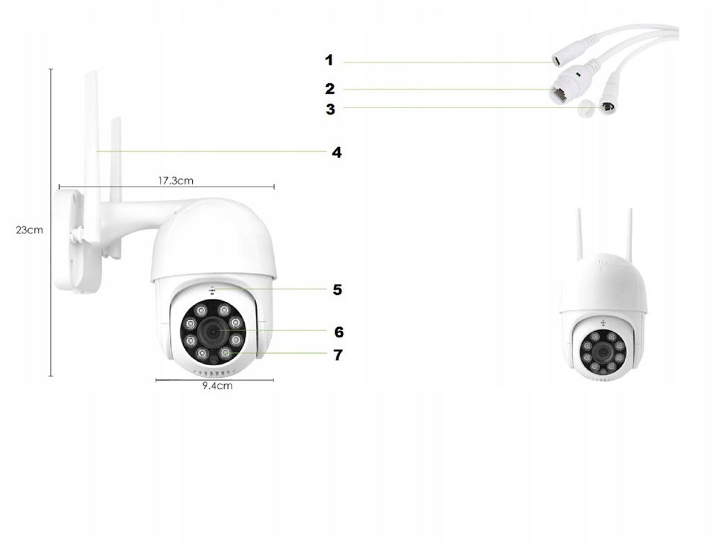 Купить Уличная Wi-Fi камера 2MP FULL HD 4xZoom: отзывы, фото, характеристики в интерне-магазине Aredi.ru