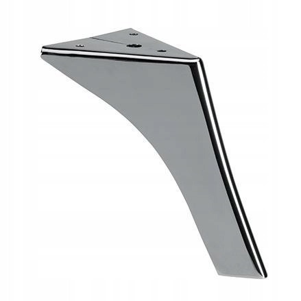 NOGA MEBLOWA METALOWA skośna H 150 MM - MITZI WY02635.CR chrom połysk