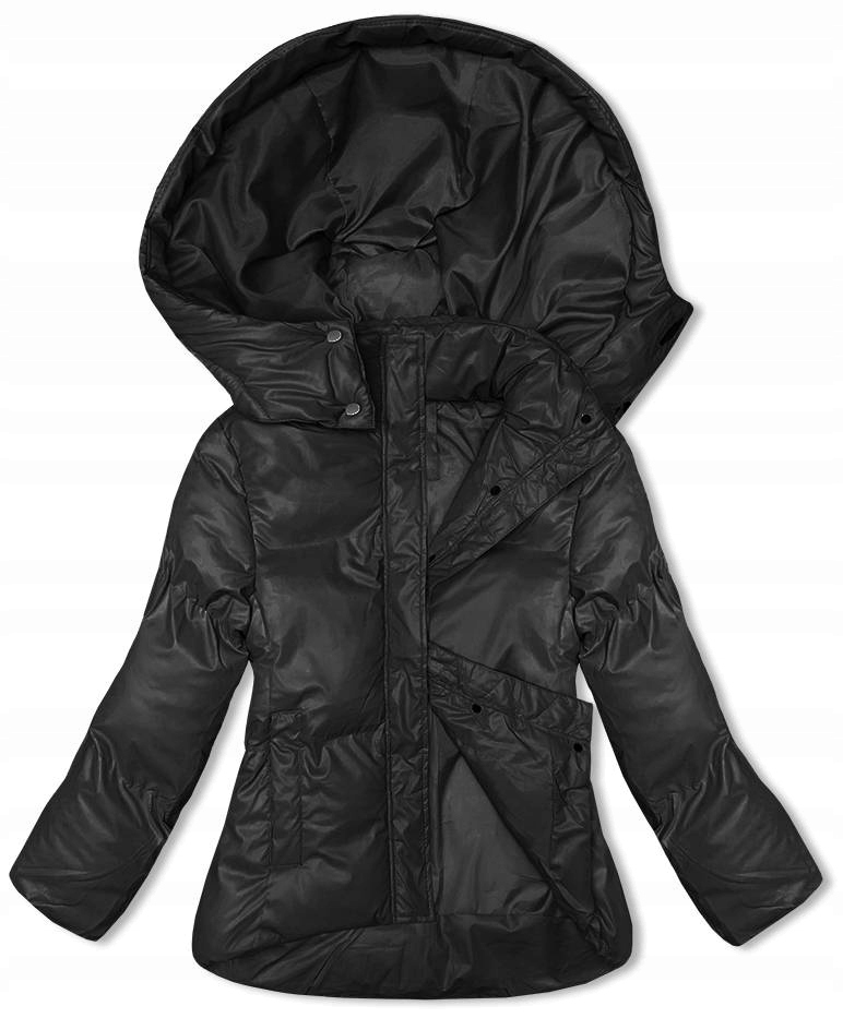 KURTKA ZIMOWA DAMSKA 5M3185 CZARNA L (40)