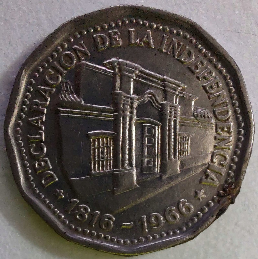 0715 - Argentyna 10 peso, 1966