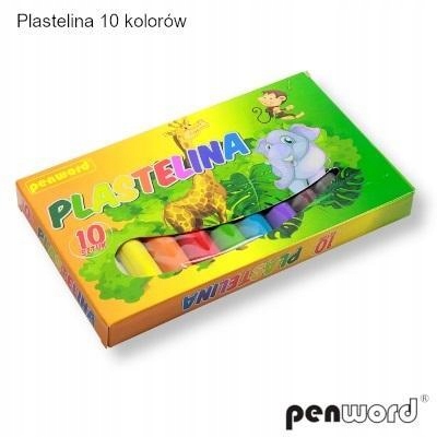 PLASTELINA 10 KOLORÓW, PENWORD