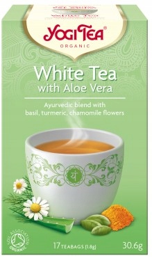 Herbata Biała z Aloesem Bio | YOGI TEA | 17x1,8g