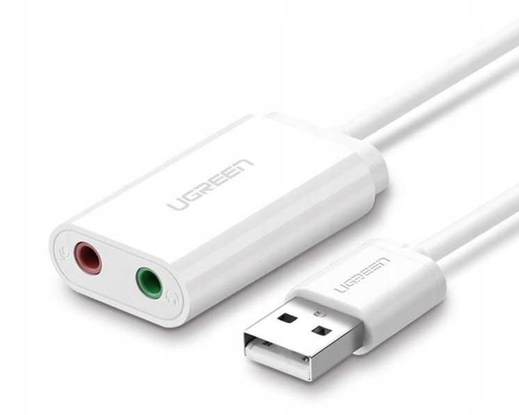 UGREEN Adapter Karta dźwiękowa muzyczna USB JACK