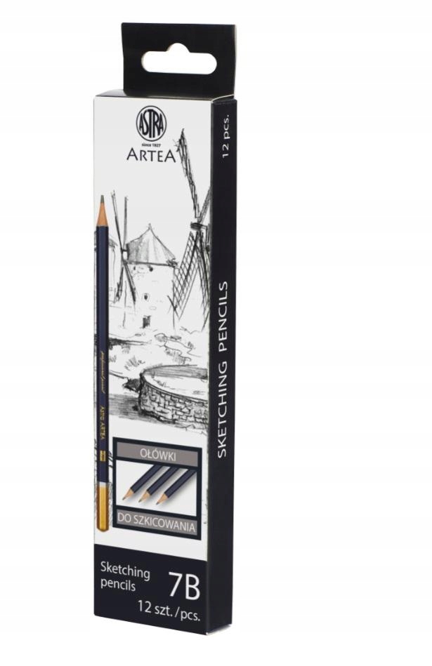 Ołówek do szkicowania 7B Artea Box 12szt