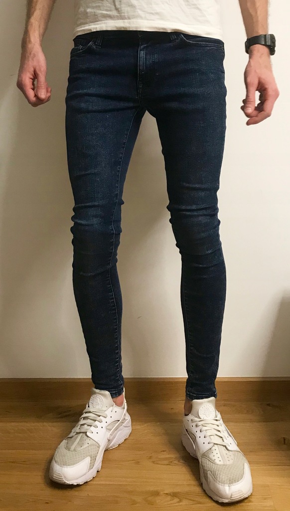 Spodnie super skinny Bershka pull&bear 4 pary