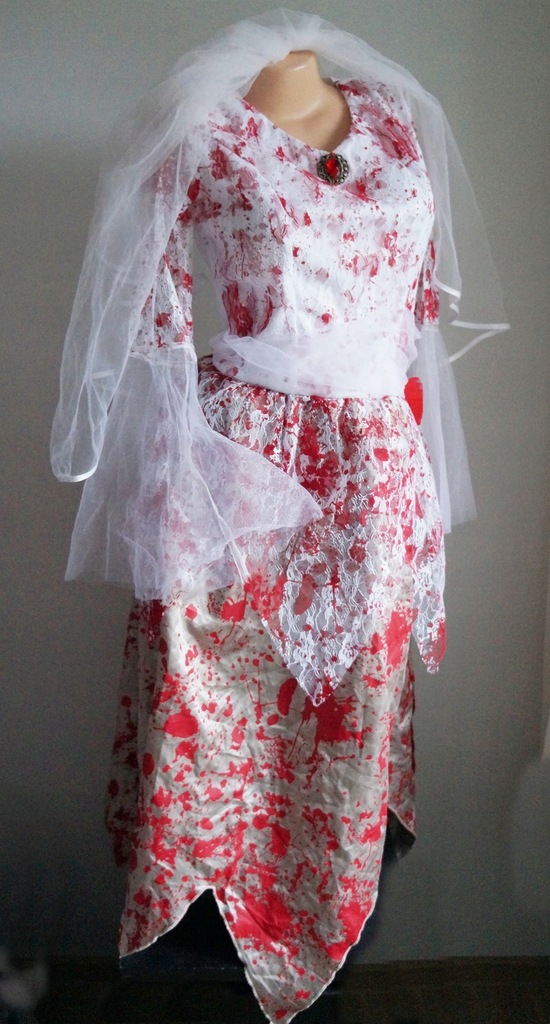 Suknia ślubna Panna Młoda Zombie M / L