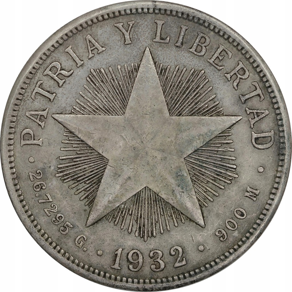 12.CUBA, 1 PESO 1932