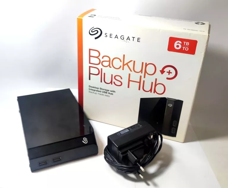 DYSK ZEWNĘTRZNY HDD SEAGATE BACKUP PLUS HUB 6TB