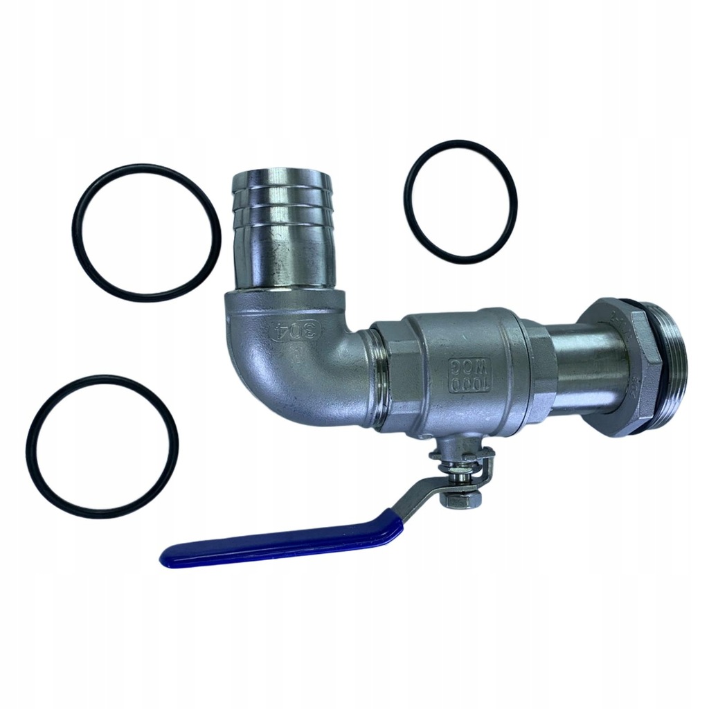 Drum Faucet G2" Fitting Rain Barrel 90 Degree 42mm