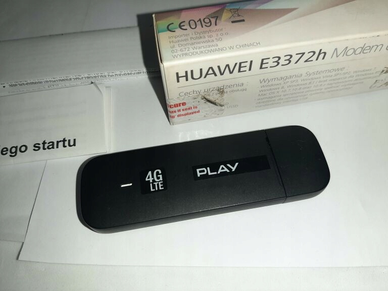 MODEM HUAWEI LTE E3372H, BEZ SIMLOCKA