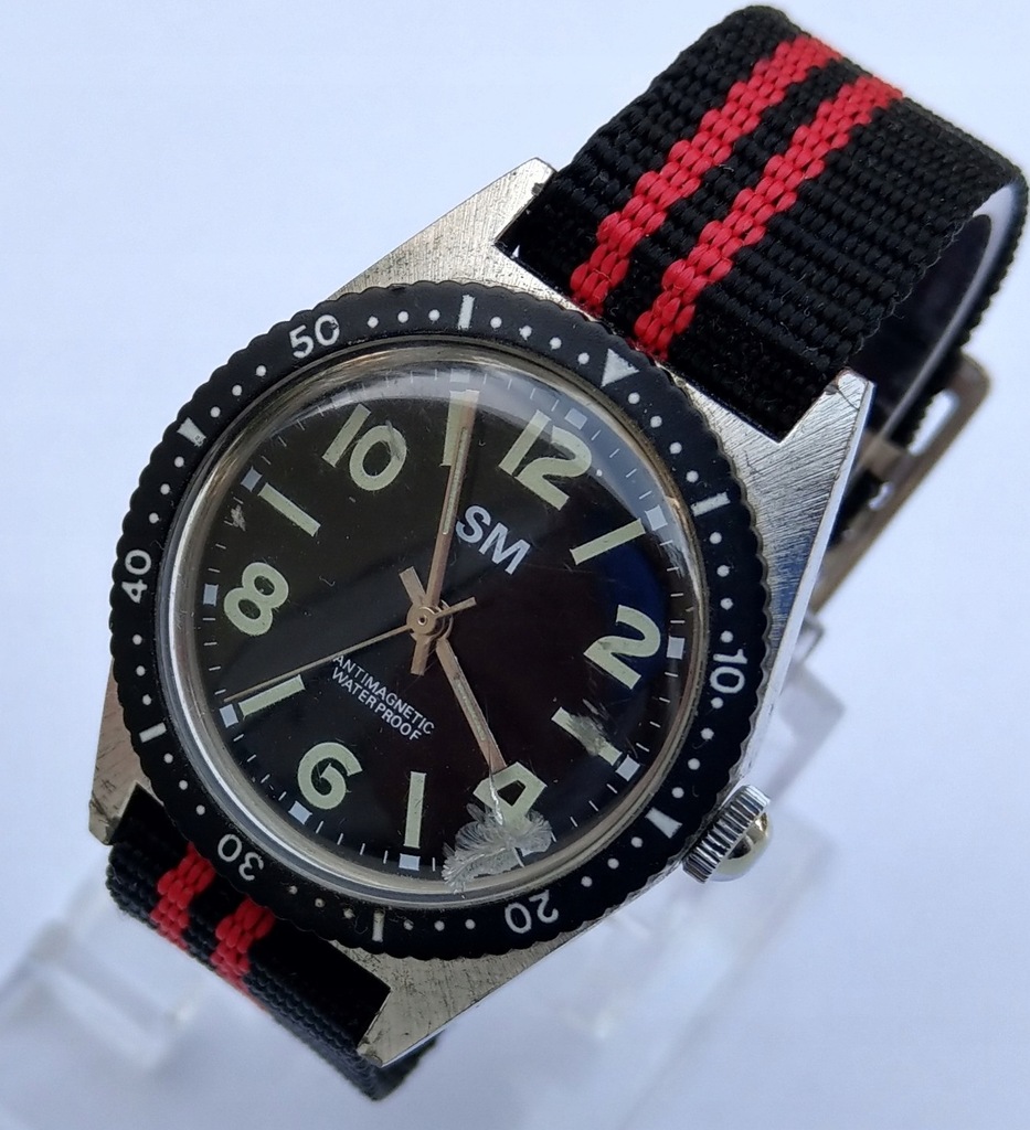 Mechaniczny zegarek męski SM Diver nurek 95503