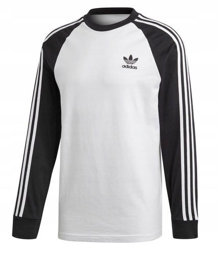 ADIDAS 3 STRIPES - bluzka z długim rękawem 8-10l.