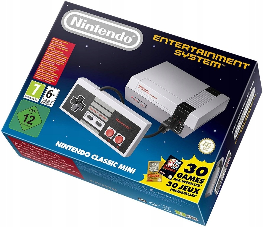 Nintendo Classic Nes Mini Snes 30 gier