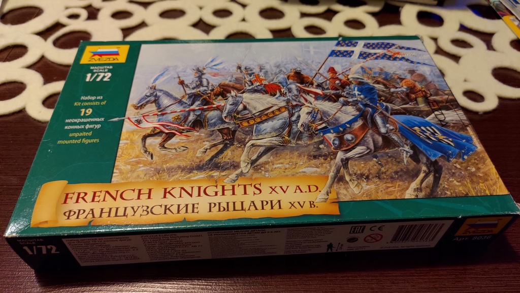Zvezda 8036 French Mounted Knights XV Century