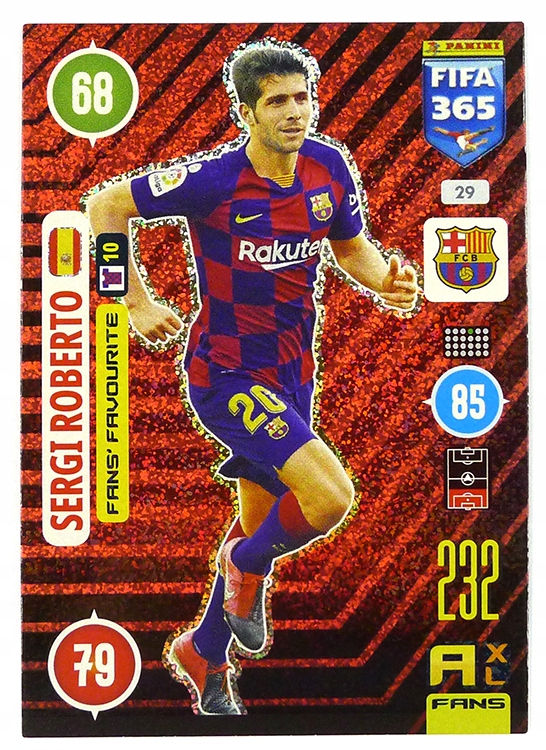 PANINI FIFA365 2021 FANS FAVOURITE Roberto 29