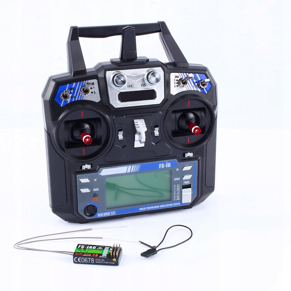 FlySky FS-i6S 10CH 2.4GHz + odbiornik FS-iA6B AFHD - 10471225295 ...