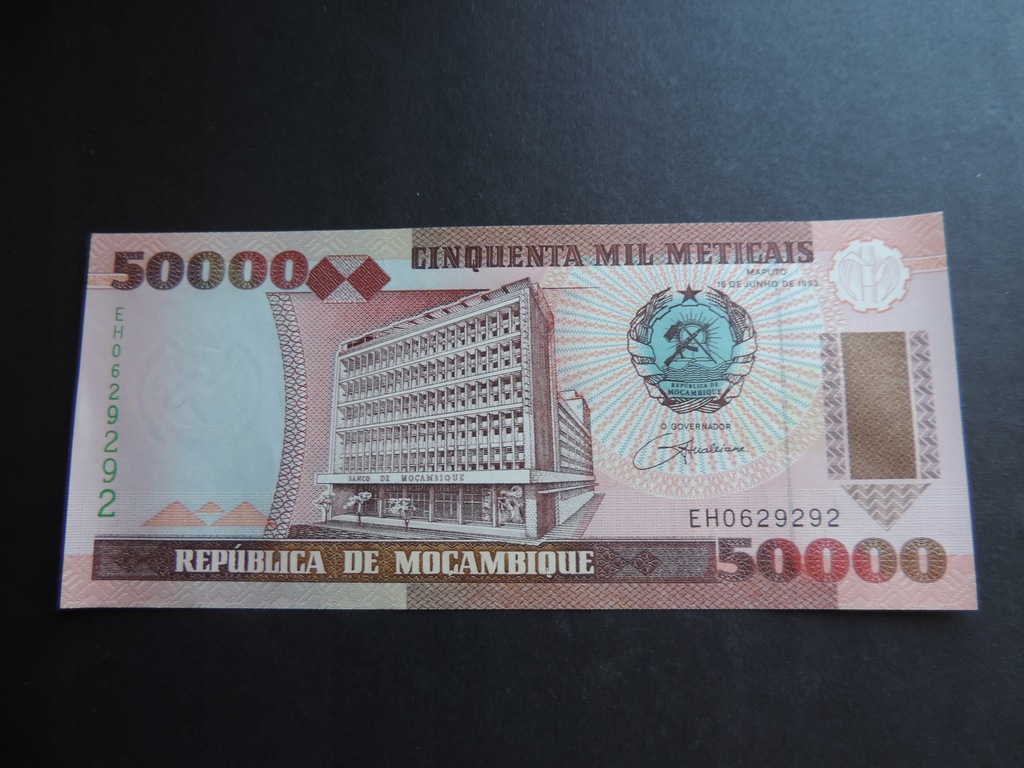 MOZAMBIK 50 000 METICAIS 1993