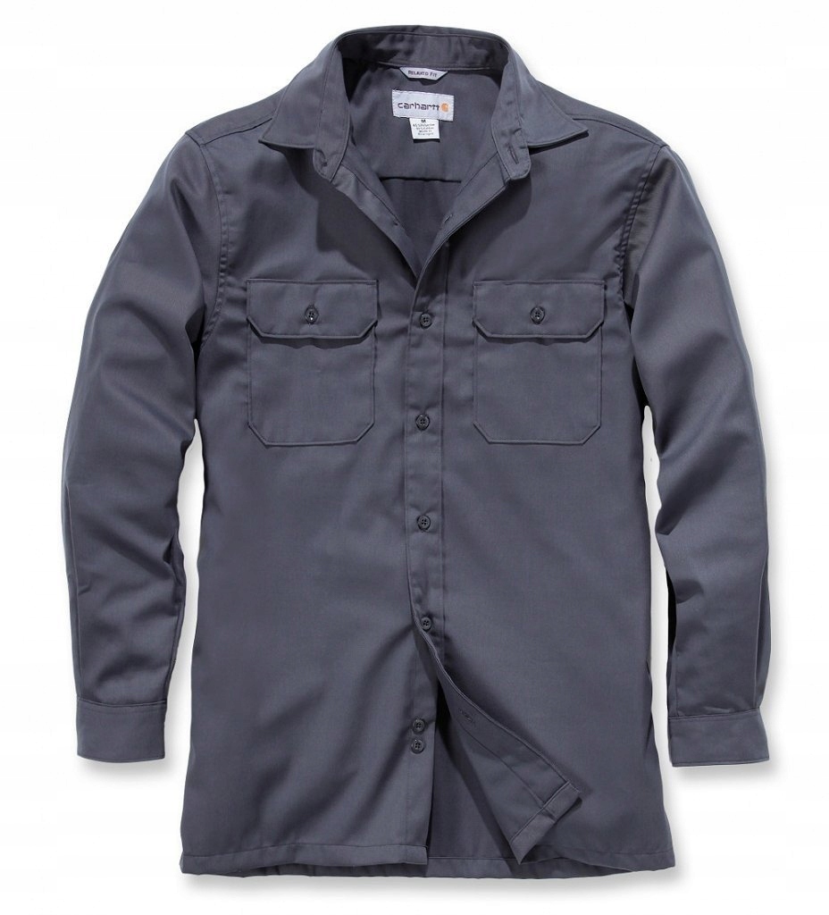Koszula Carhartt Twill Work Shirt L/S dark grey