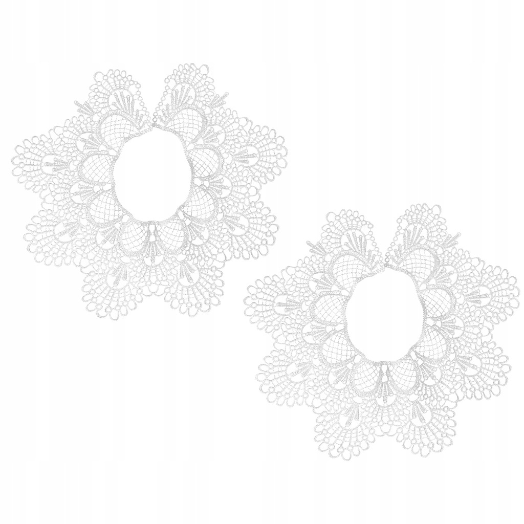 Decorative Flowers Lace Fake Collar Decals
