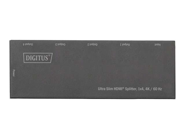 DIGITUS DS-45323 Ultra Slim HDMI Splitter 1x4 4K
