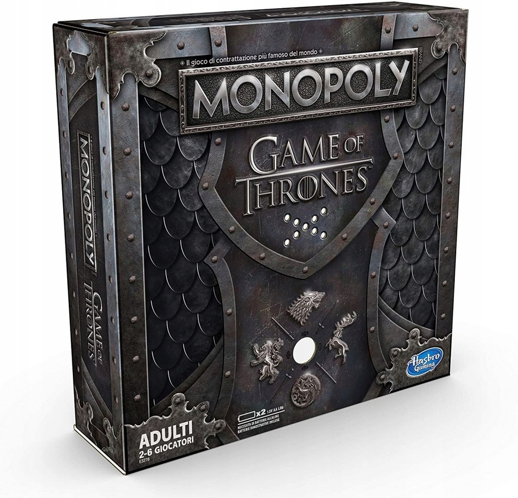 Hasbro Monopoly Gra o Tron Game of Thrones