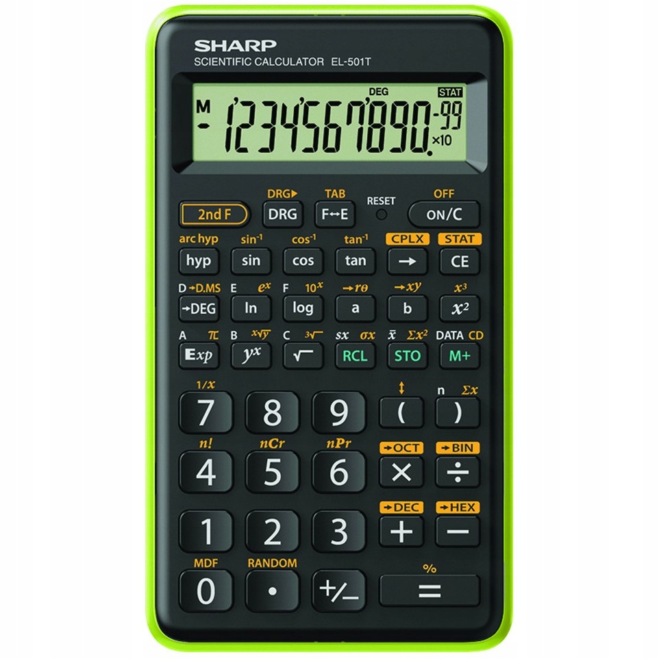 Kalkulator naukowy szkolny Sharp 146-funkcje matematyczne 10-cyfr OUTLET