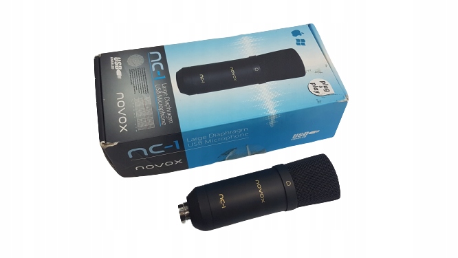 Mikrofon pojemnościowy Novox NC-1 + popfilter