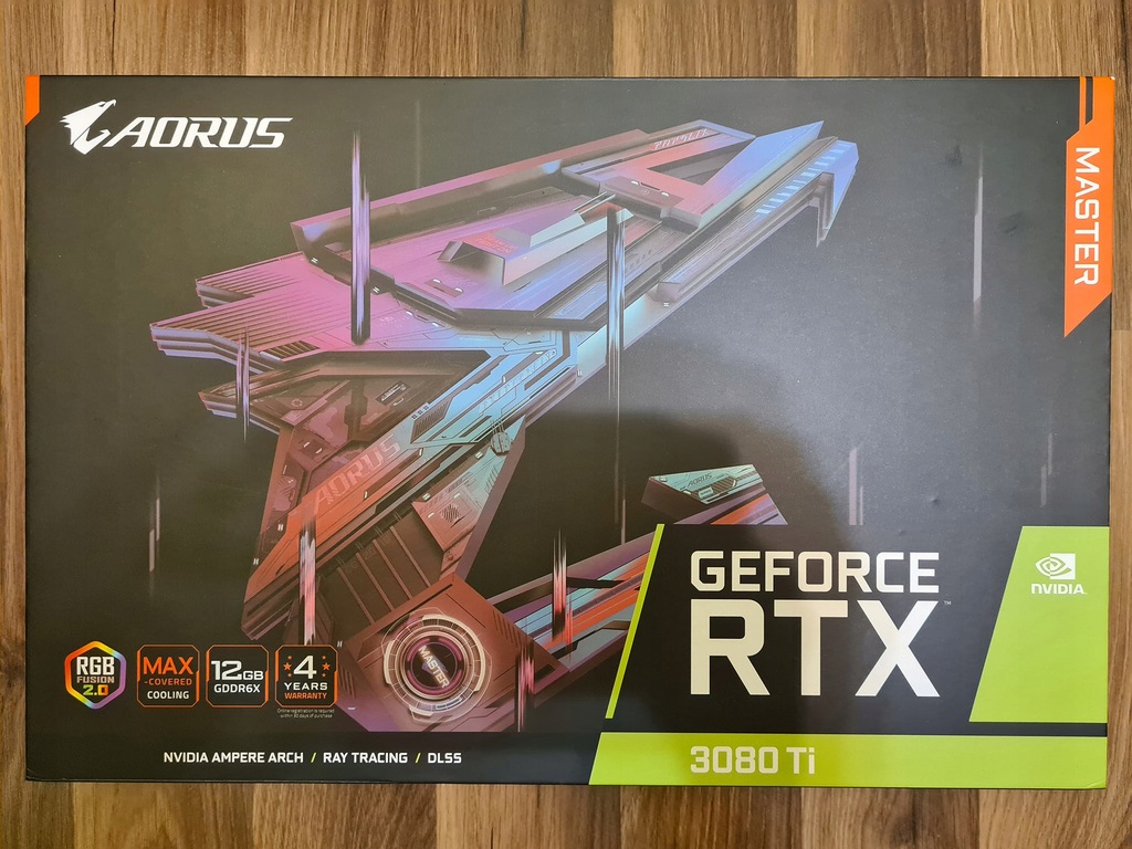 Zwodowany Aorus GeForce RTX 3080 Ti 12GB Master