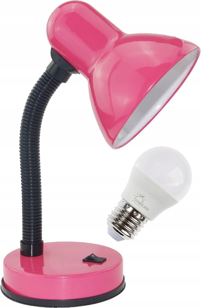 Купить Школьная настольная лампа розовая светодиодная лампа E27: отзывы .