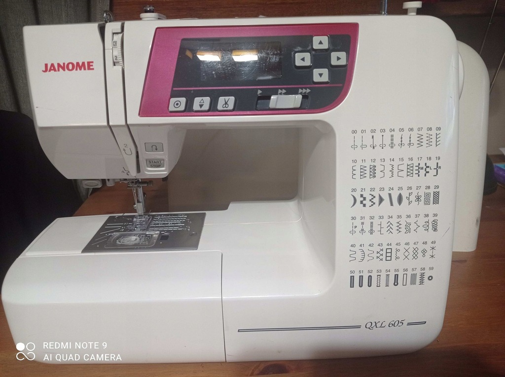 Maszyna do szycia Janome QXL605 11586785565 oficjalne archiwum Allegro