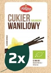 Zestaw: 2x Amylon - Cukier waniliowy BIO - 8 g