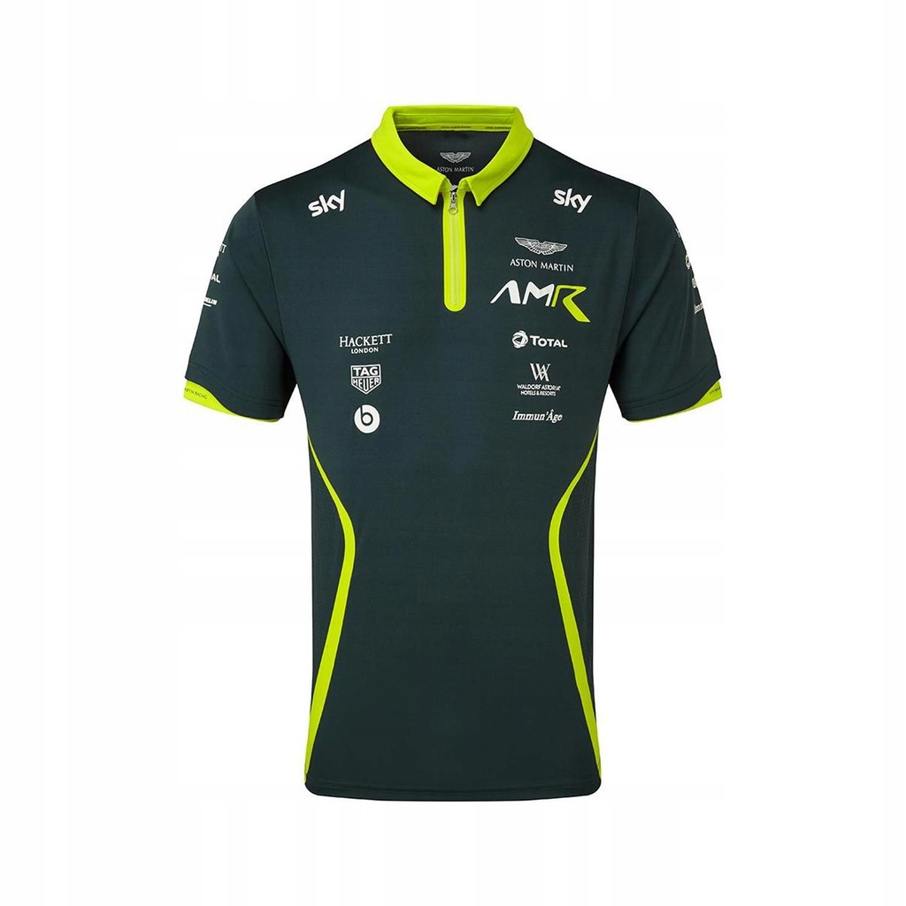 Polo męskie Team zielone Aston Martin 2020 (M)