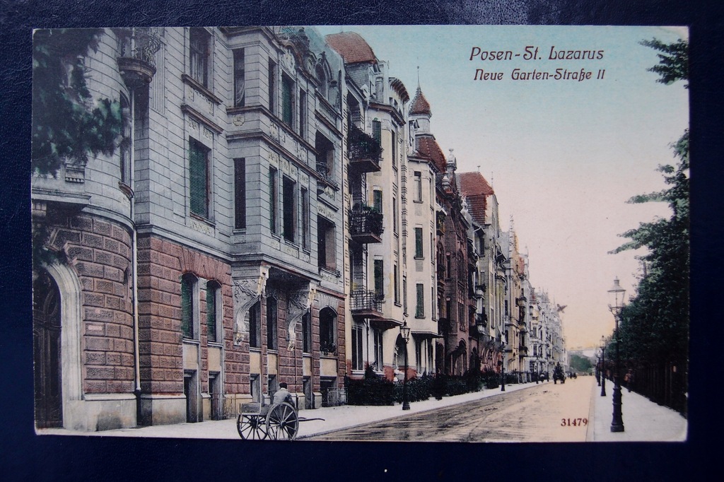 POZNAN St. Lazarus - Neue Gartenstrasse 1910r.