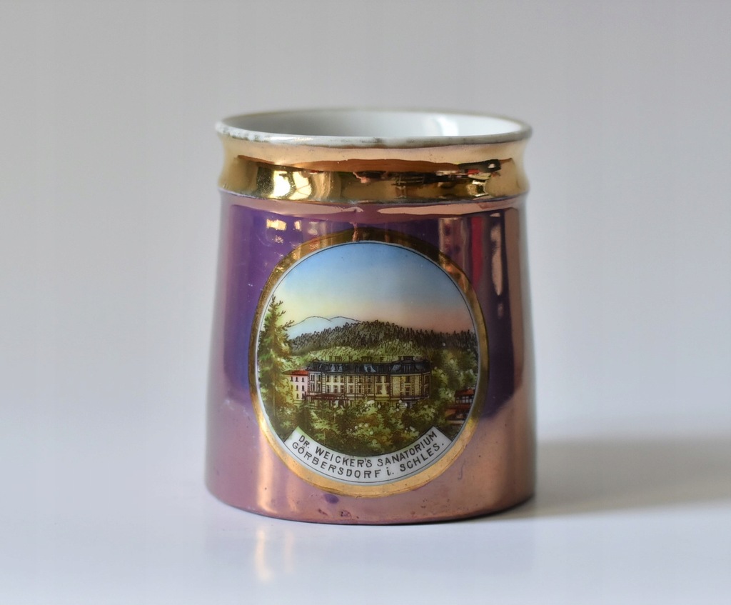 Sokołowsko kubek stara pamiątka Strzegom