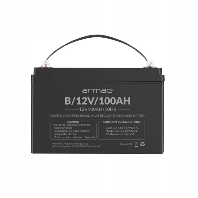 Bateria do zasilacza awaryjnego ARMAC B/12V/100AH