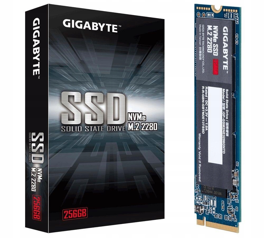 Dysk SSD Gigabyte 256 GB PCI-Express M.2 2280
