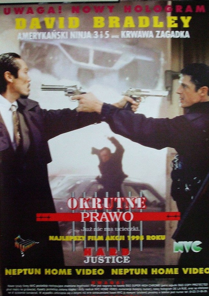 Okrutne prawo - David Bradley - plakat 1995