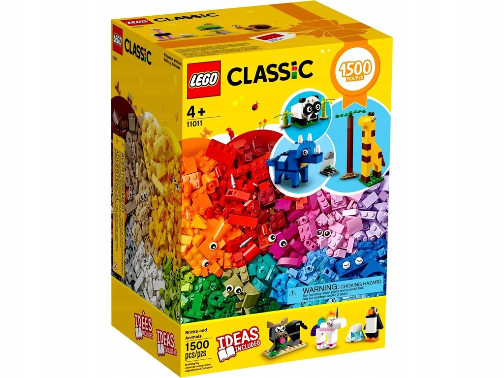 LEGO Classic 11011 - Klocki i zwierzątka KIDS